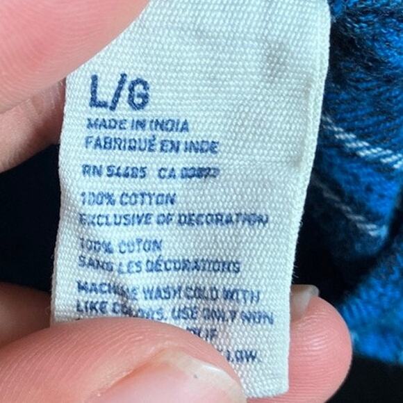 American Eagle Mens Shirt Multicolored Button Down Plaid Flannel 100% Cotton L - Picture 7 of 12